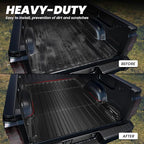 LASFIT Bed Mat 2007-2018 for Chevy Silverado/GMC Sierra 1500 (Only Fit 6.5FT Bed, Not Fit 5.8 FT/8.1FT Bed) & 2007-2019 Silverado/Sierra 2500HD & 2011-2019 3500HD, 2007 New Body Only