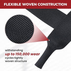 Braided Sleeving Heat Shrinkable Fabric 2:1 Ratio- Abrasion Protection Flexibility Wiring Harness Cable Sheath (3/8" ID, 16ft)