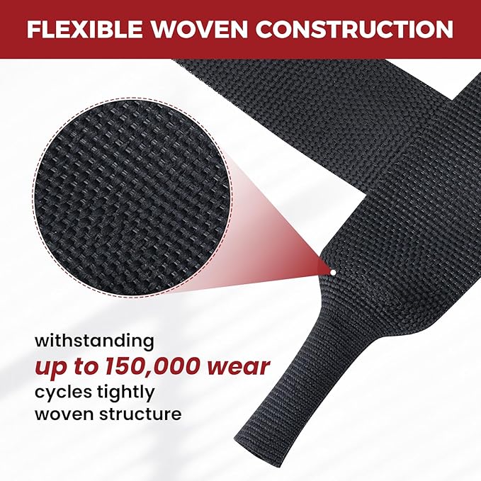 Heat Shrink Wire Loom 2:1 Shrinkable Braided Cable Sleeve 1/4 Inch ID-46ft Abrasion Protection Flexibility Fabric Wiring Harness Cover Sheath