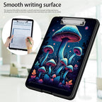 Clipboard with Storage,Office Supplies Nursing Clipboards Folder with Pen Holder Plastic Foldable Clip Board with Storage for Nurse Teacher,Colorful Mushroom