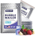 100-Pack Insulated Silver Thermal Bubble Mailers 8 x 11 - Waterproof Metallic Foil Self-Sealing Padded Envelopes for Cold Shipping, Perishables, Food, Cosmetics, Pharmaceuticals