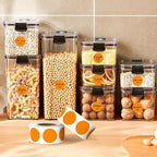 PARLAIM 3/4 Inch Color Coding Label Stickers,500PCS Circle Inventory Sticky Dots Sticker in Dispenser Box,OrangeAdhesive Round Dot Labels for Office Home(Orange)