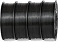 iSANMATE ASA 3D Printer Filament Bundle 4KG (8.8lbs), UV & Weather Resistant 3D Printer Filament Perfect for Outdoor Functional Parts, Black(4-Pack)
