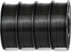 iSANMATE ASA 3D Printer Filament Bundle 4KG (8.8lbs), UV & Weather Resistant 3D Printer Filament Perfect for Outdoor Functional Parts, Black(4-Pack)