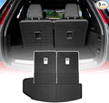 Cargo Liners Backrest Mat for Cadillac XT6 Accessories 2020-2025 with Hook&Loop Rear Trunk Mat Rear Seat Back Cover Protector All Weather Anti-Slip Split Dog Liner