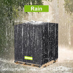 Pallet Cover Tarp Waterproof, Pallets Covers Heavy Duty Waterproof bulk Pallet Covers 48 x 42 x 48'' Outdoor Tarps Bulk Box Cover 48 x 42 x 48'' Custom Black Fits Wood Patio Furniture