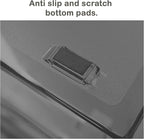 Acrimet Facility 2 Tier Letter Tray, Side Load, Letter Size/A4, Desktop File Organizer, Plastic (Clear Smoke Color)