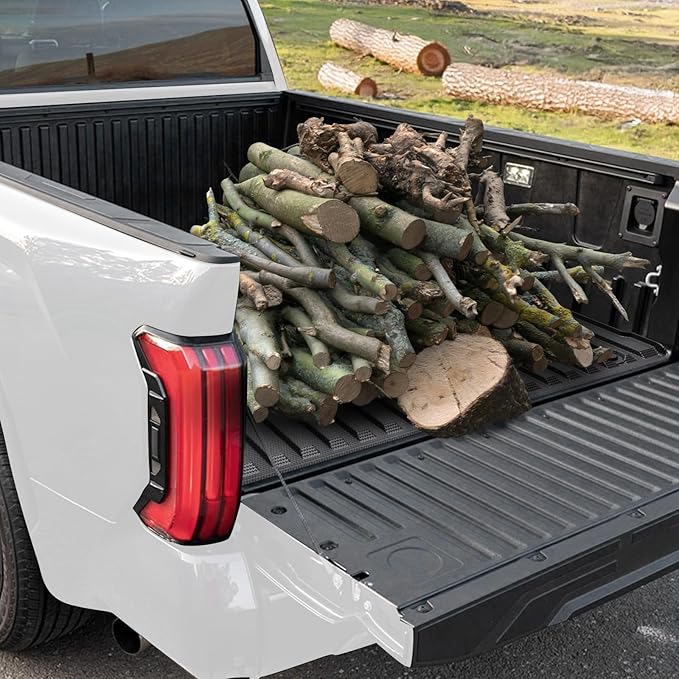 Truck Bed Mat for Toyota Tundra 2022-2026, All Weather Truck Bed Liner for 2026 2025 Toyota Tundra Accessories, 5.5FT TPE Cargo Liner Truck Mat