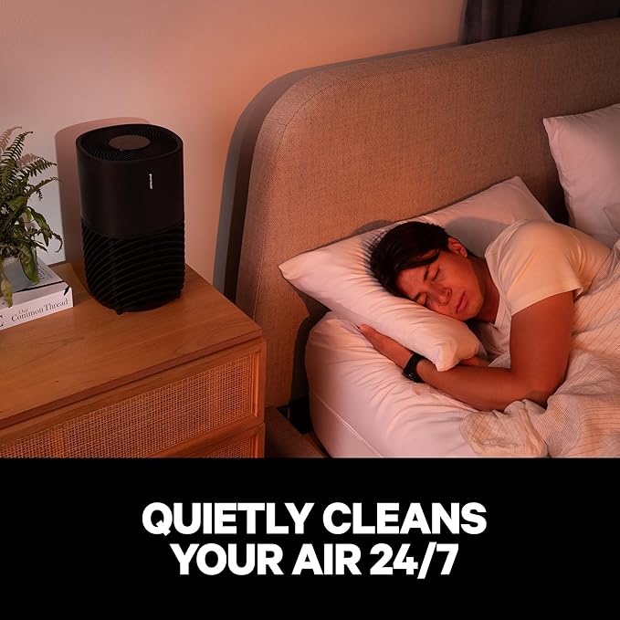PuroAir 130i HEPA Air Purifiers for Home Pets - Covers Up To 600 Sq Ft - Filters Up To 99.9% of Pollutants, Smoke, Pollen, Dust - Quiet HEPA Air Filter - Air Purifiers for Bedroom (2 Pack)