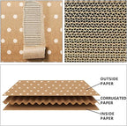Green Recyclable Cardboard Small Gift Mailer Boxes for Shipping Packaging Craft Gifts Giving Products (Brown, 4 x 4 x 2 Inch)