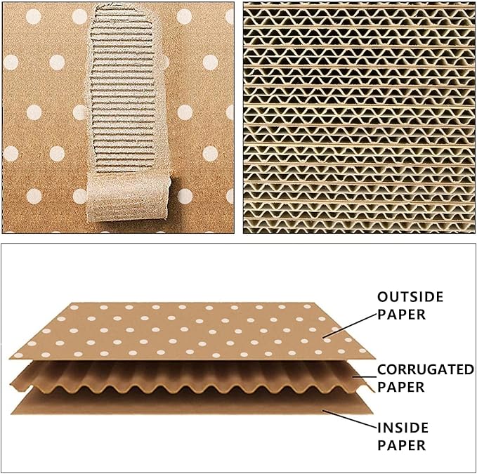 Green Recyclable Cardboard Small Gift Mailer Boxes for Shipping Packaging Craft Gifts Giving Products (Brown, 4 x 4 x 2 Inch)