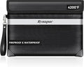 Fireproof Document Bag Upgraded 4200°F, 14.2”x 10.2”Waterproof Fireproof Money Bag for Cash with zipper, Important Document Organizer for Home, Office, and Travel, Legal Documents Safe