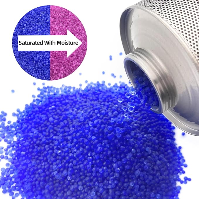 800 Gram 16 Pack Gun Safe Dehumidifier, 1.77 LBS Rechargeable Dehumidifier Blue to Pink Silica Gel Desiccant Moisture Absorbers, Dehumidifiers for Room, Bedroom, Safe, Closet, Bathroom, Car