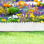 Plastic Garden Lawn Fence Temporary Border Panel for Landscape Edging and Ornamental Garden Bed Decoration