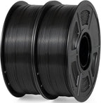 iSANMATE ASA Filament 1.75mm Bundle 2KG (4.4lbs), UV & Weather Resistant 3D Printer Filament Perfect for Outdoor Functional Parts, Black+Black