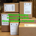 Fanfold [4 x 6 inch] x [1000 Labels] Thermal Stack Direct White Strong Adhesive Perforated Postage Shipping Printer Compatible with Zebra SNBC Epson Rollo (1000 Labels, Fanfold)