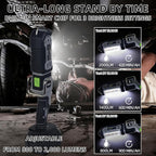 20W Cordless LED Work Light, Switchable Spotlight and Floodlight for 2000 Lumens, Makita 18V/20V LXT, 500m/1640FT Beam, Built-in Hook for Jobsite and Camping (Battery Not Included)