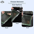 Poly Bags with Suffocation Warning 11x14 - Resealable - 200 Pack - Clear Poly Bags 11x14" - Packaging Bags - T-Shirt Bags - Retail Supply Co