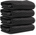 US Cargo Control 95 lb/Dozen, Machine Washable 80"x72" Large Heavy Duty Moving Blanket, MBSUPREME95 Supreme Mover, 4-Pack