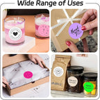 2 inch Dot Stickers Labels Circle Garage Sale Sticker 750Pcs Round Thermal Printer Stickers Printable Writable Price Labels for Yard Sale, White