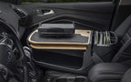 AutoExec GripMaster Car Desk for Your Vehicle Workstation and Mobile Office, Natural with Printer Stand and 400 watt Power Inverter