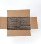 Calenzana 9x6x4 Shipping Boxes Set of 25, White Corrugated Cardboard Box for Packing Mailing Small Business