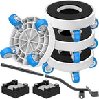 New Upgrade Furniture Movers with Wheels: Furniture Sliders with 360° Rotatable Wheels - Furniture Dolly for Moving Heavy Duty Sofa Bed - Load Capacity Up to 750lb