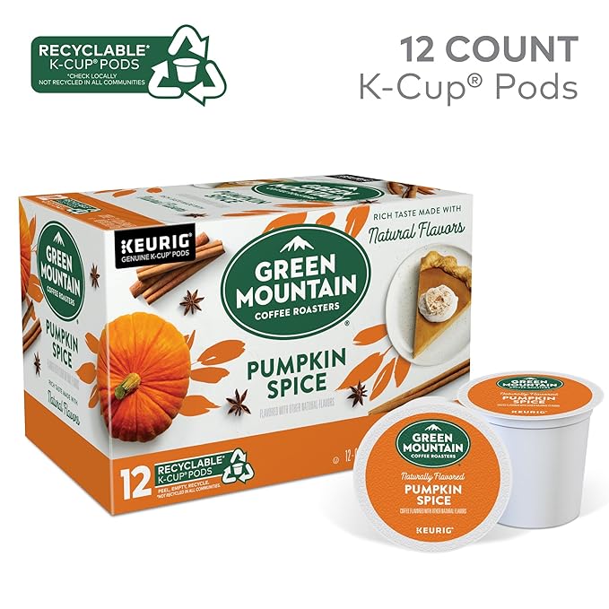 Green Mountain Coffee Roasters Seasonal Selections Pumpkin Spice 12 Count