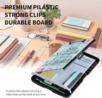 Clipboard with Storage High Capacity Plastic Nursing Clipboards with Pen Holder File Folder Storage Box Clipboard with Heavy Duty Clips for Teacher,Doctor,Offices-Bible Quote Proverbs 31-25