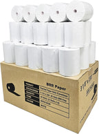 (30 Coreless Rolls - 50 GSM) 3 1/8 x 230 Thermal Paper Receipt Rolls fits all Clover POS Cash Register Printers for TSP500 TSP600 TSP 700 TSP2000 CT S300 from BuyRegisterRolls