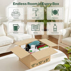 12x10x8 Shipping Boxes, 1Pack Corrugated Cardboard Boxes Small Shipping Box Moving Boxes for Business Packaging Box