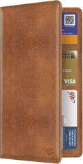 FINPAC Car Registration and Insurance Card Holder, Vehicle Glove Box Card Organizer Wallet Automobile Accessories for License
