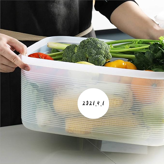 PARLAIM 3 Inch Round Color-Code Dot Stickers, 500 3" X 3" White Color Coding Circle Labels per Roll Dispenser Box for Inventory Management