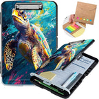 Heavy Duty Plastic Clipboard with Storage & Pen Holder, Low Profile Clip, Teacher Must Haves, Office Supplies