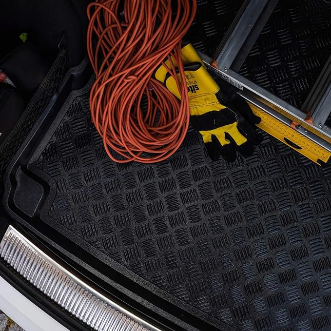 Rezaw-Plast Trunk Mat for Mercedes GLC Coupe (2016-2022) – Custom Fit Cargo Liner, Waterproof, Anti-Slip, Odorless, Easy Clean, No Trimming Black