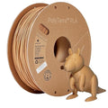 Polymaker PolyTerra Matte PLA 3D Printer Filament – Hides Layer Lines, Easy to Print, AMS Compatible, Great for Miniatures, Prototypes, Gadgets, Matte Finish, 1.75mm Wood Brown 1kg