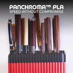 Panchroma PLA Black 3D Printer Filament, 1.75mm, 1kg Spool, Easy to Print, High Speed Printing, Tangle Free, AMS Compatible, Perfect for Toys, Decor, Miniatures, Models & Cosplay