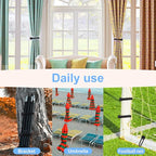 30PCS of 3 Sizes Ball Bungee Cords, 6, 9, 11 Inch Tarp Canopy Bungee Balls, Heavy Duty Tie Down Cord for Shelter, Gazebo, Camping, Tent, Cargo, Holding Wire and Hoses (Ball Size 1 inch)