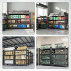 Letaya 2000LBS Storage Shelves Heavy Duty,60" H Garage Shelving Units, 4 Tier Adjustable Utility Rack Shelf,Large Metal Industrial Shelves,for Shop,Warehouse,Basement (40" W x 20" D x 60" H)