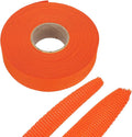 MECCANIXITY Braided Cable Sleeves Heat Shrinkable Fabric Sleeving, 1" 60ft Orange 2:1 Ratio Heat Shrinkable Cord Protector for Harness Cable, Network Cable Protection, Cable Management
