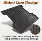 TripleAliners Truck Bed Mat Compatible with 2007-2018 Chevy Silverado/GMC Sierra 1500 Accessories 5.8FT Vehicle Bed Perfectly Flush All Weather Protection TPE HeavyDuty Pickup Car Cargo Mat