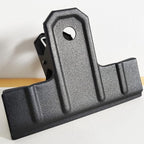 Locci Black Large Bull Clips,10 Pack Medium Binder 3 Inch Drawing Board Clips,Big Clip for Food Bags,Art,Office and Home Kitchen (77 mm)