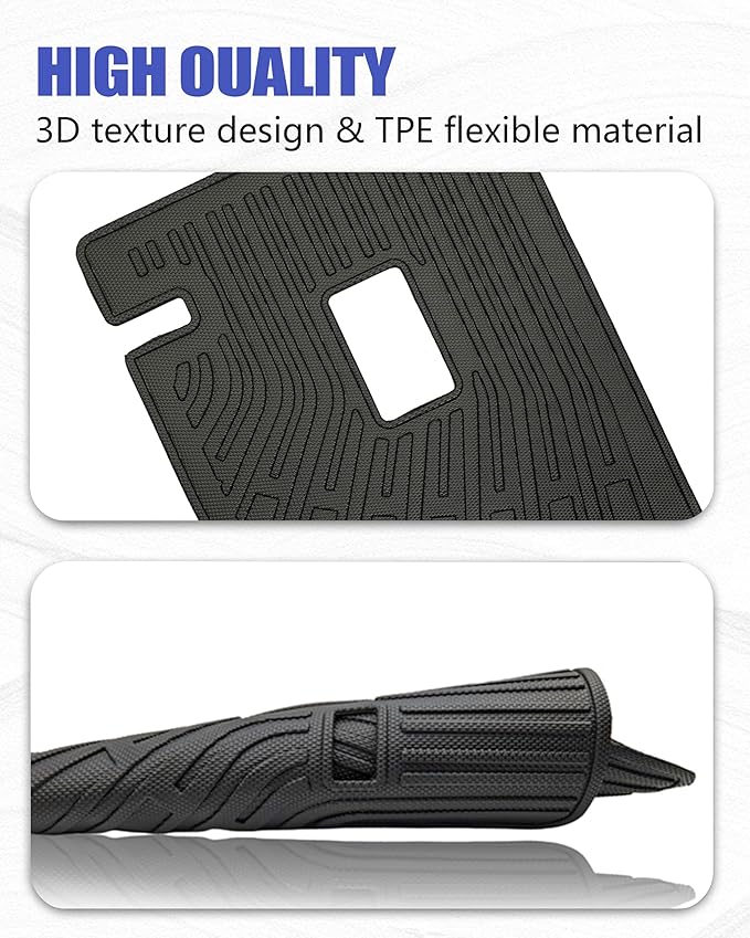 Cargo Liners Backrest Mat for Cadillac XT4 Accessories 2019-2025 with Hook&Loop Rear Trunk Mat Rear Seat Back Cover Protector All Weather Anti-Slip Split Dog Liner 3 PCS