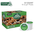 Green Mountain Coffee Roasters Hazelnut Keurig Single-Serve K-Cup pods, Light Roast Coffee, 12 Count