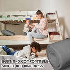 Amylove Polyurethane Foam 24" x 72" High Density Cushion Upholstery Foam Sheet for Seat Replacement DIY Projects Chairs Headboards Sofas Home(1/4" X 24" X 72",Gray)