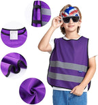 A-SAFETY Kids High Vis Reflective construction Safety vest customized LOGO
