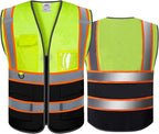 Personalized High Reflective Safety Vest Custom Hi Vis Safety Vest Men Women Construction Workwear Security Vest