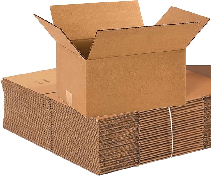 BOX USA Shipping Boxes 12"L x 9"W x 6"H, 25-Pack Small Corrugated Cardboard Boxes for Shipping, Mailing, Packing, Packaging and Storage