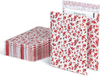 Quality Park Bubble Mailers, 8.25" x 11", Shipping Envelopes, Water Resistant Poly Padded Envelopes, Berry Print, 25 Pack (QUA85873)