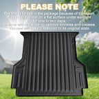 Truck Bed Mat for Ford Ranger 2025 2024, All Weather Truck Bed Liner for 2025 Ford Ranger Accessories, 5FT 59.6'' TPE Cargo Liner Truck Mat